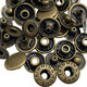 20mm Bronze S Spring Press Studs (Pack of 20 Sets)